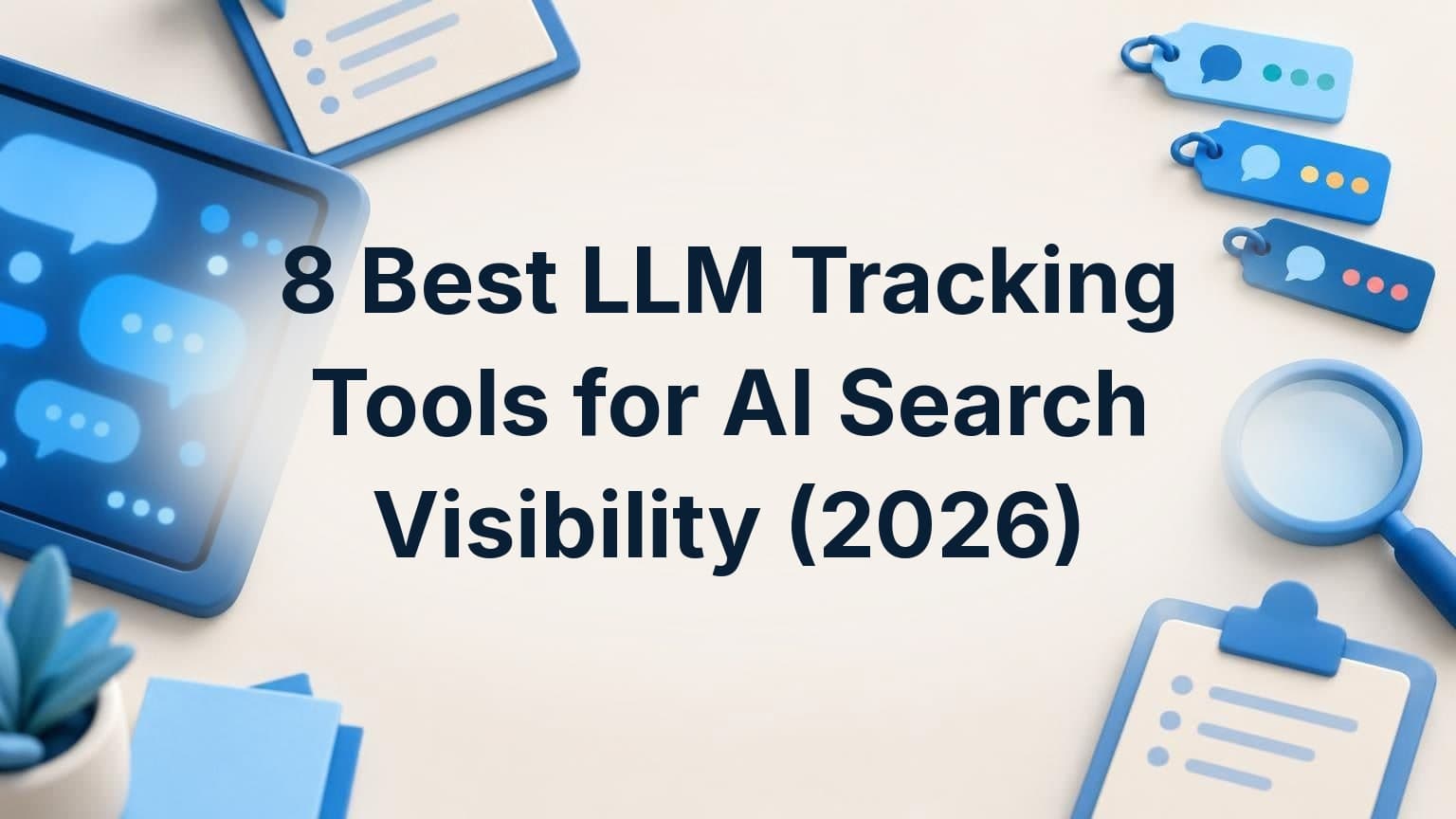 8 Best LLM Tracking Tools for AI Search Visibility (2026)