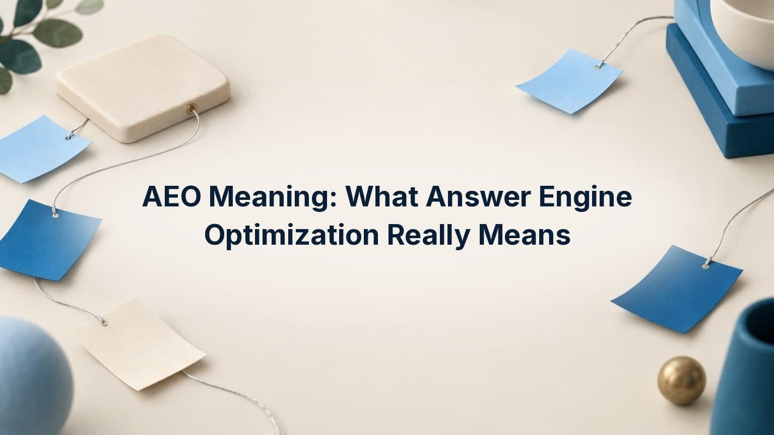 AEO Meaning: What Answer Engine Optimization Really Means